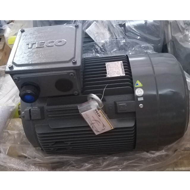 Motor TECO 500 HP 3Pha Chân Đế IE2 - 4Poles